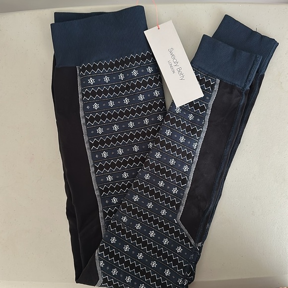 Sweaty Betty NWT Peak Ski Base Layer Leggings - Blue Mountain SMALL - Picture 2 of 9